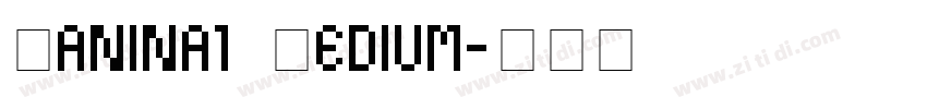 Janina1 Medium字体转换